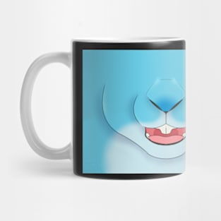 Sugar Blue Bunny Face Mug